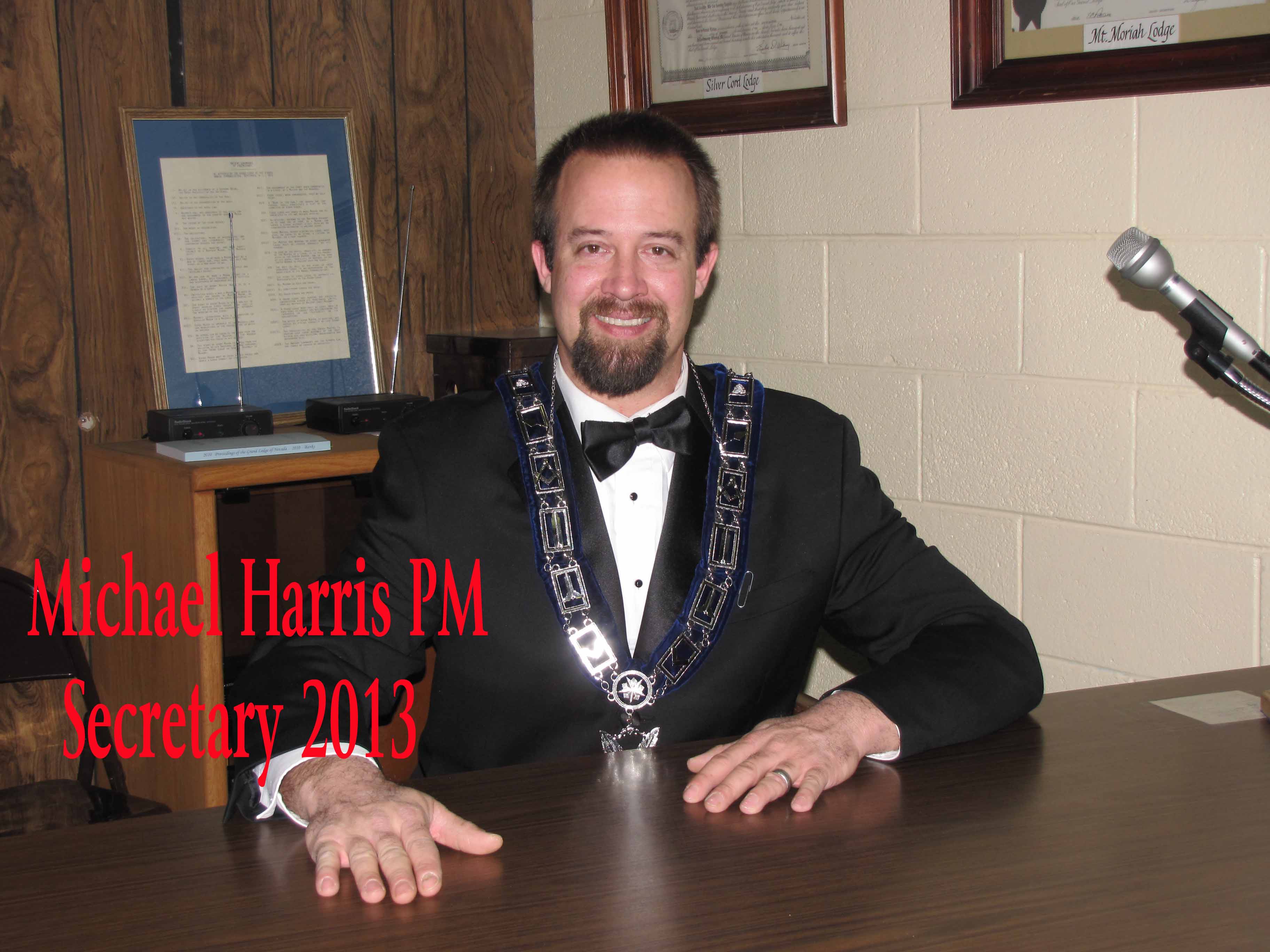WB Mike Harris, PM, Secretary 2013