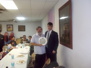 Presentation of the George Washington Plate