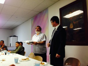 Official Presentation of the Memorial Plate.