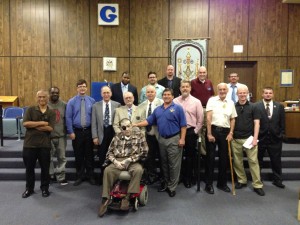 Photo of all the Brothers and Guests in attendance.