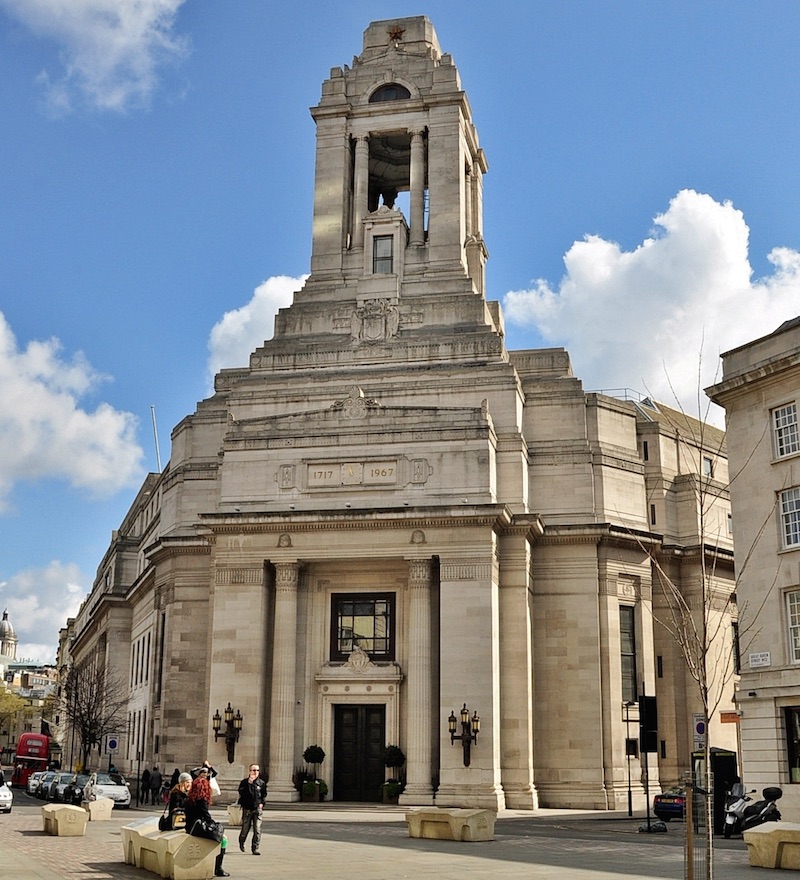 Freemason's Hall in London, UK